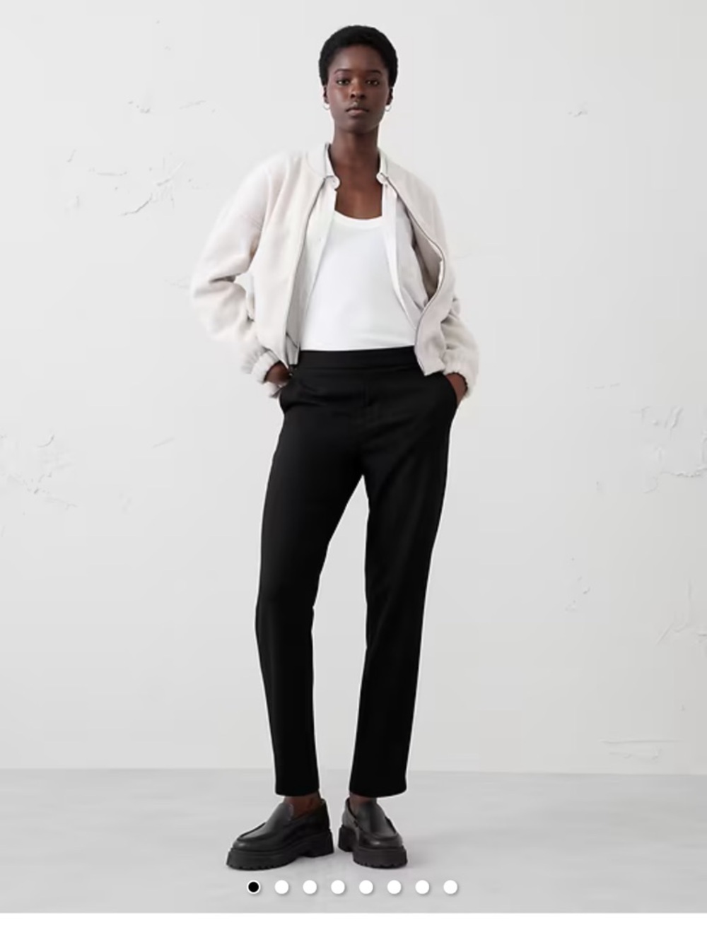 Banana Republic Factory - Hayden Tapered Pants - Black